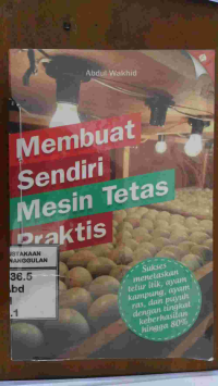 Image of MEMBUAT SENDIRI MESIN TETAS PRAKT