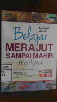 Image of Belajar Merajut Sampai Mahir Untuk Pemula