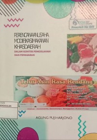 Image of Perencanaan usaha modifikasi makanan khas daerah